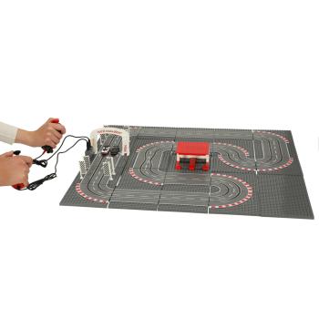 Autorennbahn Baustein Kompatibel 1:87 Slotcar Rennbahn Kinder Spielzeug Geschenk