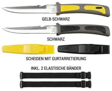 Outdoor Tauchermesser 3Cr13 Stahl Wellenschliff Gurtschneider Beinmesser Arm