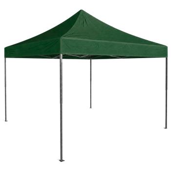 Profi Faltpavillon 3x3m STAHLGESTELL Wasserdicht 420D Expresszelt grün