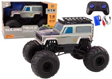 Lean Großer ferngesteuerter Offroad-SUV 2.4G RC 1:6 Grau RC-Fahrzeug