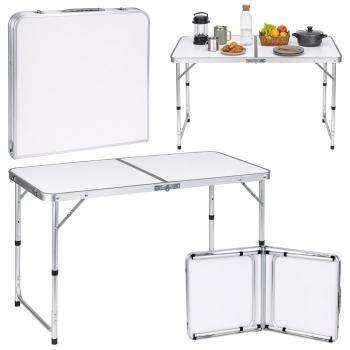 Campingtisch Aluminium Klapptisch höhenverstellbar Koffertisch Falttisch Outdoor