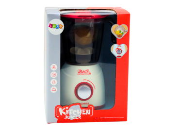 Preview: Lean Mixer für Kinder, rotierende Lichter, Sound, Früchte, 3 Stk  Spielset Küche