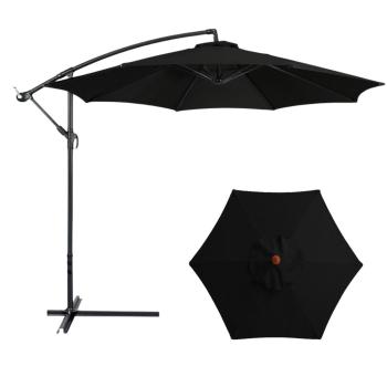 Ampelschirm 350cm Sonnenschirm Schirm mit Schutzhülle Kurbelschirm Gartenschirm 