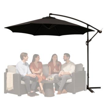 Preview: Ampelschirm 350cm Sonnenschirm Schirm mit Schutzhülle Kurbelschirm Gartenschirm 