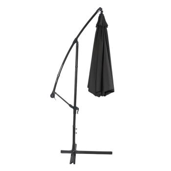 Ampelschirm 350cm Sonnenschirm Schirm mit Schutzhülle Kurbelschirm Gartenschirm 