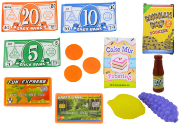 Preview: Lean Set Donut Shop Süßwaren Registrierkasse Mikrowelle  Spielset Küche