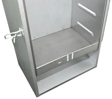 Peetz isolierter Räucherofen Räucherschrank 100x39x28cm Fisch Fleisch verzinkt