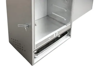 Peetz isolierter Räucherofen Edelstahl Räucherschrank 100x39x28cm Fleisch Fisch 