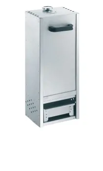 Preview: Peetz Räucherofen Smoker verzinkt Räucherschrank Fisch Fleisch Grill 65x26x21cm