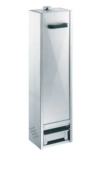 Preview: Peetz Räucherofen Smoker verzinkt Räucherschrank Fisch Fleisch Grill 100x26x21cm
