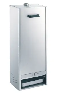 Preview: Peetz Räucherofen Smoker verzinkt Räucherschrank Fisch Fleisch Grill 100x39x28cm