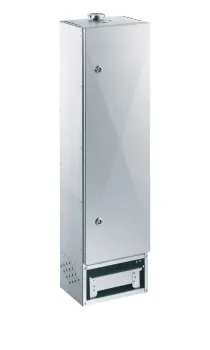 Preview: Peetz Räucherofen Smoker verzinkt Räucherschrank Fisch Fleisch Tür 100x26x21cm
