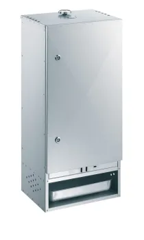 Preview: Peetz Räucherofen Smoker verzinkt Räucherschrank Fisch Fleisch Tür 85x39x28cm