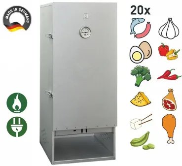 Peetz isolierter Räucherofen Räucherschrank 85x39x28cm Fisch Fleisch verzinkt