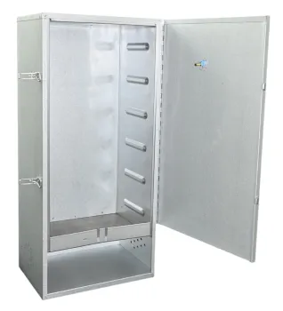 Preview: Peetz isolierter Räucherofen Räucherschrank 120x39x28cm Fisch Fleisch verzinkt