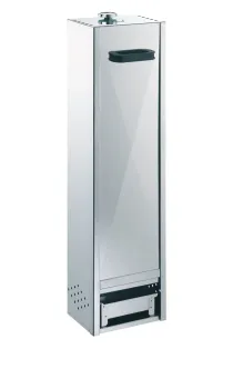 Preview: Peetz Edelstahl Räucherofen Räucherschrank Fisch Fleisch 100x26x21cm Schieber