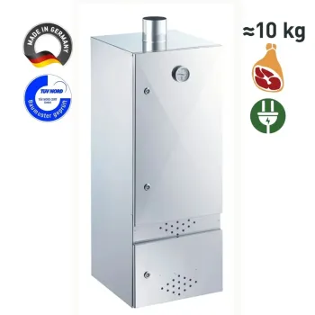 Preview: Peetz Kalträucherschrank verzinkt Räucherofen Räucherschrank 100x39x40cm Profi