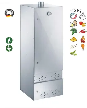 Peetz Kalträucherschrank verzinkt Räucherofen Räucherschrank 140x50x50cm Profi