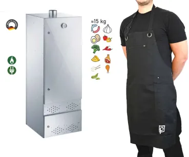 Preview: Peetz Kalträucherschrank verzinkt Räucherofen Räucherschrank 140x50x50cm Profi