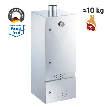 Preview: Peetz Kalträucherschrank Edelstahl Räucherofen Räucherschrank 100x39x40cm Profi