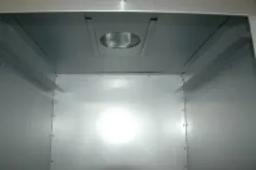 Preview: Peetz Kalträucherschrank Edelstahl Räucherofen Räucherschrank Fenster 140x50x50