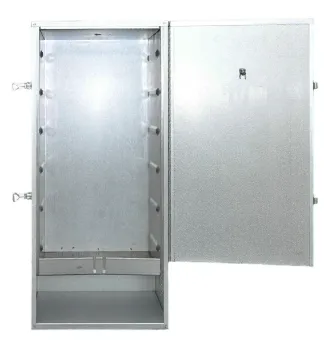 Preview: Peetz isolierter Räucherofen Edelstahl Räucherschrank 85x39x28cm Fleisch Fisch 