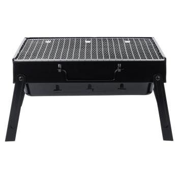 Preview: Holzkohlegrill Grill Klappgrill Koffergrill Campinggrill Tragbar BBQ 40cm Angeln