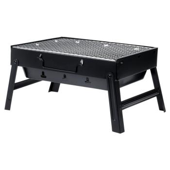Holzkohlegrill Grill Klappgrill Koffergrill Campinggrill Tragbar BBQ 40cm Angeln