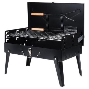 Preview: Grill Koffergrill Holzkohlegrill Klappgrill Campinggrill BBQ Zubehör Angeln