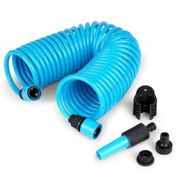 Preview: Wasserschlauch Spirale 10m Camping  Set Vanlife Gartenschlauch kompakt