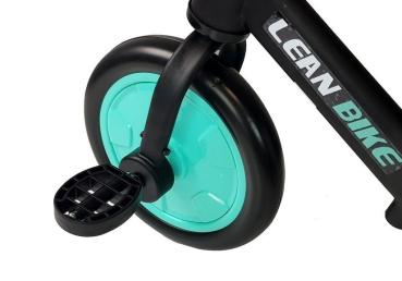 Lean 3in1 Dreirad schwarz-grün für Kinder mit Schiebestange