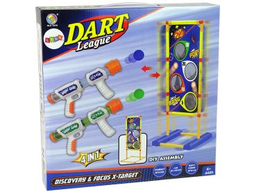 Preview: 4in1 Zielwurf Spiel Schaumstoffball Pistole Wurfsack Zielspiel Kinder Set