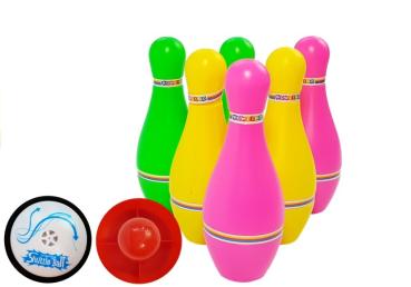 Preview: Bowling Set Kinder Leuchtende Kegel Bowlingset Spielzeug Lichteffekte Indoor