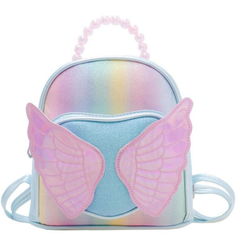 Lean Kinderrucksack Shiny Wings Pearls Blau 22cm Rucksack