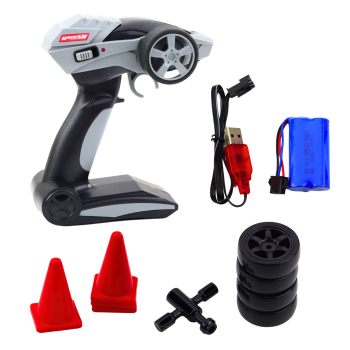 Preview: Lean Drift Car Racing RC Silber 30km/h 1:16 RC-Fahrzeug