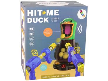 Enten Schießen Spiel Luftdruckpistole Schaumstoff Bälle Sound Zielspiel