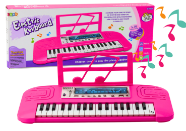Lean E-Piano für Kinder, 36 Melodien, Pink Instrument 