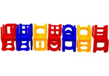 Preview: Stapeln Stühle Spiel Geschicklichkeitsspiel Turmspiel Balance Puzzle Kinder