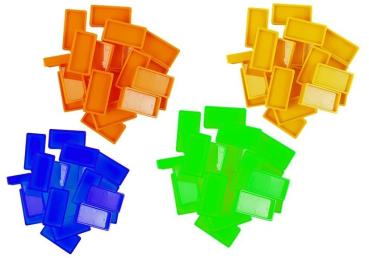 Preview: Domino Zug Spielzeug Lokomotive LED Licht Sound Bausteine Set Kinder Puzzle