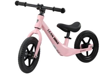 Preview: Lean MAGNEZIO Laufrad Licht Magnesiumrahmen Rosa für Kinder