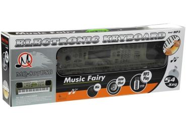 Preview: Lean Keyboard Piano Klavier MQ807 54 Tasten LCD Anzeige Mikrofon USB Musik für Kinder
