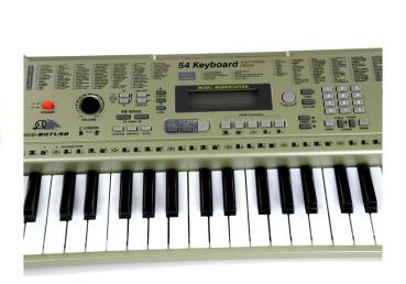 Lean Keyboard Piano Klavier MQ807 54 Tasten LCD Anzeige Mikrofon USB Musik für Kinder