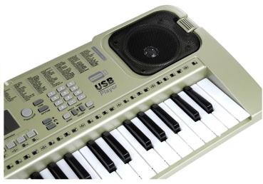 Lean Keyboard Piano Klavier MQ807 54 Tasten LCD Anzeige Mikrofon USB Musik für Kinder