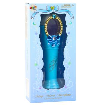 Preview: Lean Zauberspiegel mit Mikrofon USB MP3 Lichter Sounds Blau für Kinder