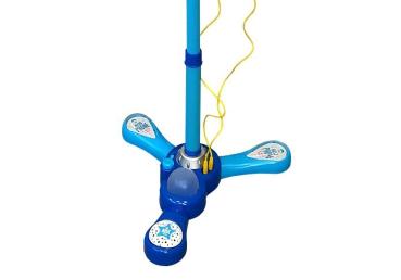Preview: Lean Mikrofon Karaoke Set Blau Stativ für Partys Kinder Spielzeug Spielset