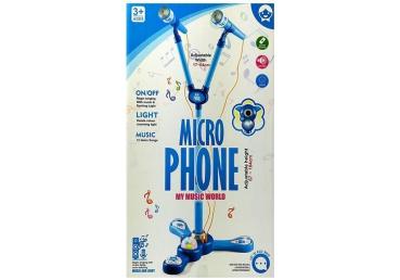 Lean Mikrofon Karaoke Set Blau Stativ für Partys Kinder Spielzeug Spielset