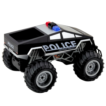 Preview: Lean Offroad RC Polizeiauto Ferngesteuert Schwarz 1:16 RC-Fahrzeug