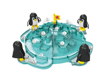 Preview: Pinguin Fußball Spiel Geschicklichkeitsspiel Kinderspiel Action Spielzeug