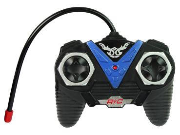 Lean R/C Sportwagen 1:16 Rot-Weiß-Streifen Pilot  RC-Fahrzeug