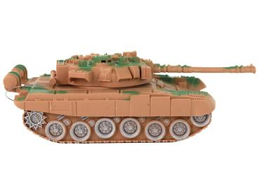 Preview: Lean R/C Panzer ferngesteuerte Lichter Sound Sand 1:18 27MHz RC-Fahrzeug